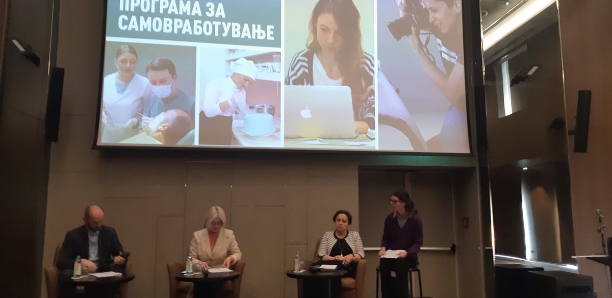"Small &amp; medium companies are an essential driver of economic progress that benefits consumers, and economy as a whole.“ – says <a href="/narine_sahakyan/">Narine Sahakyan</a> at Self - employment #Skopje workshop. #LeavingNoOneBehind #ШансаЗаСите <a href="/UNDPMK/">UNDP MK</a> <a href="/avrmacedonia/">Агенција за вработување на Р. Северна Македонија</a>