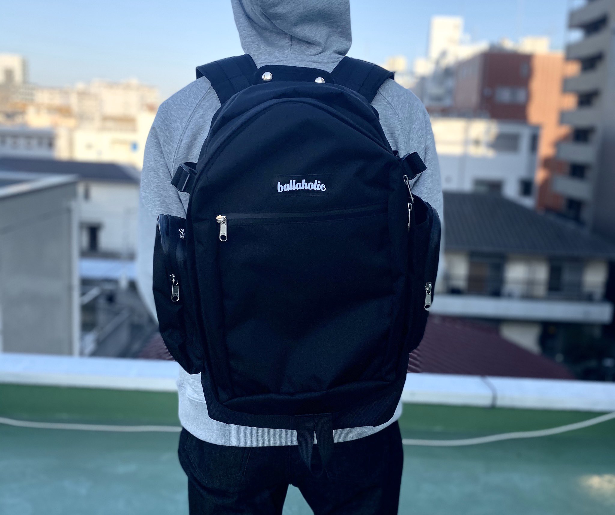 Ball On Journey Backpack (black) - リュック/バックパック