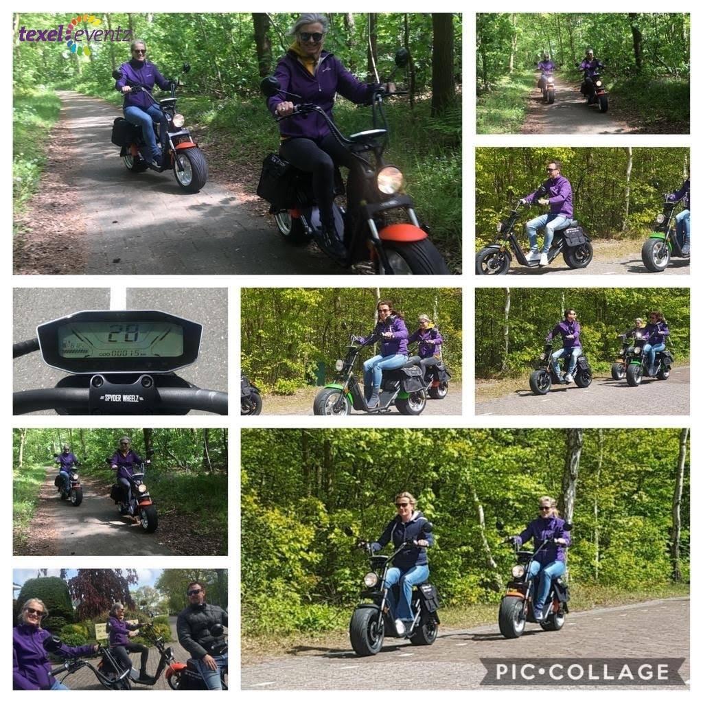 Wil je gewoon doorkletsen met je collega's tijdens het uitje? Ga voor de e-chopper! Met welke collega('s) zou jij dit willen doen?