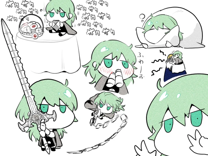 [マシュマロ]あの……私……春さんのミニマムせんせいがとっても×100好きなので……よかったらミニマムせんせいをいっぱい描いてくださいませんか……ハアハア

ミニマム先生への愛ありがとうございます!感情豊かに描きました 