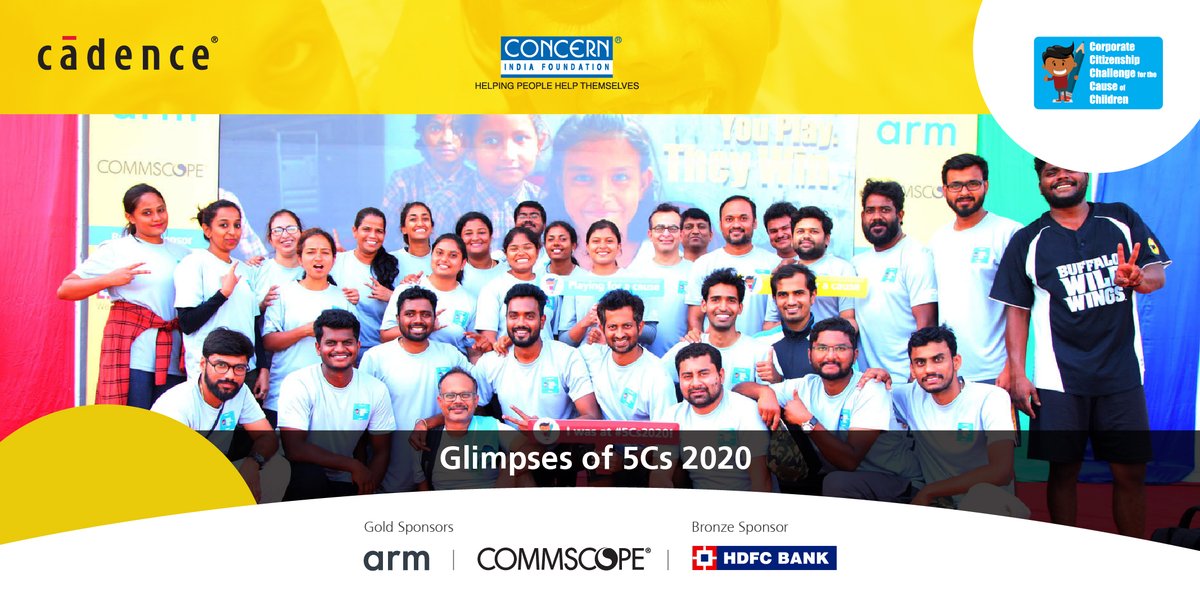 CadenceIndia's tweet photo. A big thank you to all the participants of the 20th 5Cs. Held in partnership with #ConcernIndiaFoundation, the event was a huge success and we thank everyone who worked for this cause. See you all next time. #sportsforacause #playforchange #5Cs
Take a look at how it went: https://t.co/UYw0TUhTIl