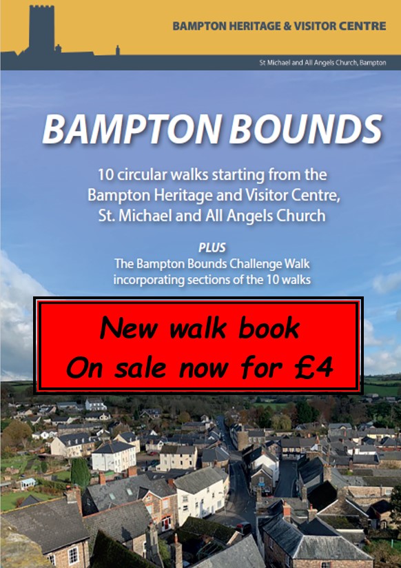 bamptonweb's tweet image. The new booklet giving 10 walks based from Bampton Devon is now available at the Heritage Centre. It costs just £4.The walks vary from 3 to 10 miles in length. Enjoy!