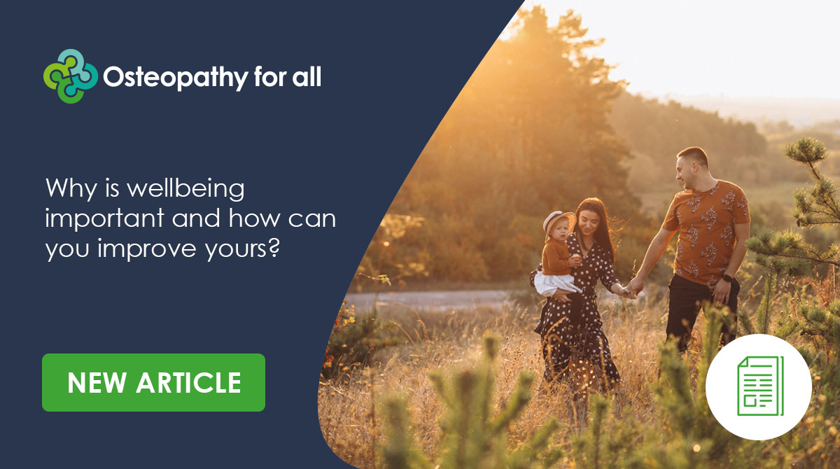 OsteopathForAll's tweet photo. NEW Blog: Have you ever asked yourself, why is wellbeing important and how can you improve yours?
We’ve explained everything in easy to understand terms: https://t.co/dTYm4GOGf2
#wellness #wellbeing #osteopathy #health #itstimeforyou https://t.co/E19XH4NWI1