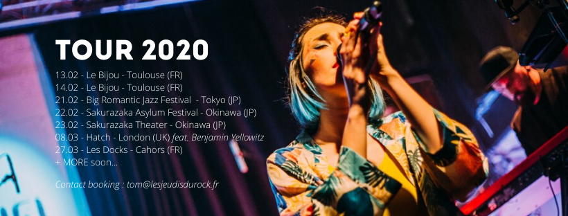 🔺⛩ <a href="/Fanelonline/">Fanel</a> - JAPAN : we're back ⛩ 🔺
3 dates japonaises pour démarrer 2020
21 février - Tokyo (Big Romantic Jazz Festival)
22 et 23 février - Okinawa (Sakurazaka Asylum Festival)
- - - -
👉 moonromantic.com/?p=43439
👉 asylum-okinawa.info