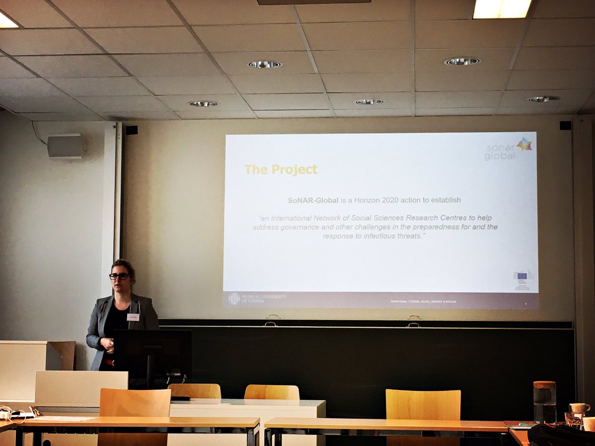Working within a large H2020 consortium is in itself a form of science diplomacy — <a href="/lmh_lehner/">Lisa Lehner</a> on creating social science sensibilities in #GlobalHealth and epidemic preparedness and #AMR
<a href="/insscide_eu/">InsSciDE Project</a> <a href="/SonarGlobalEU/">Sonar-Global</a>