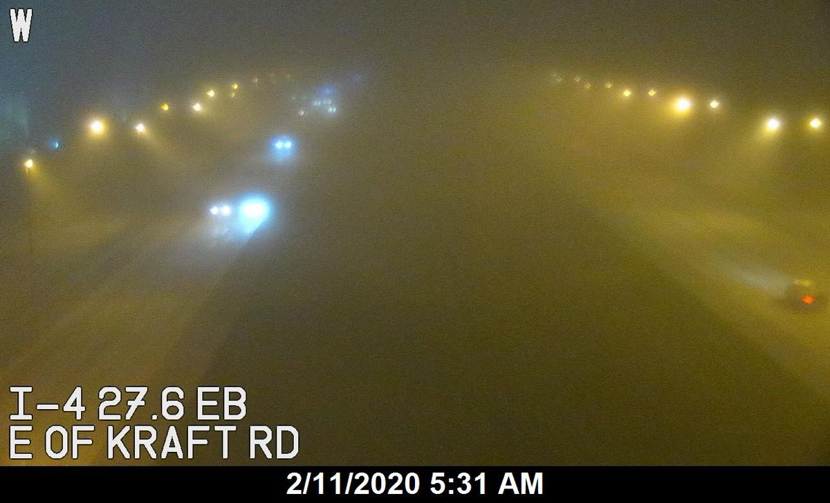 GrantGilmoreWX's tweet photo. Fog is beginning to settle in around the Lakland area. Are you seeing fog out your window this morning? #GotFog #10weather #flwx https://t.co/3dcw1c1Vkf
