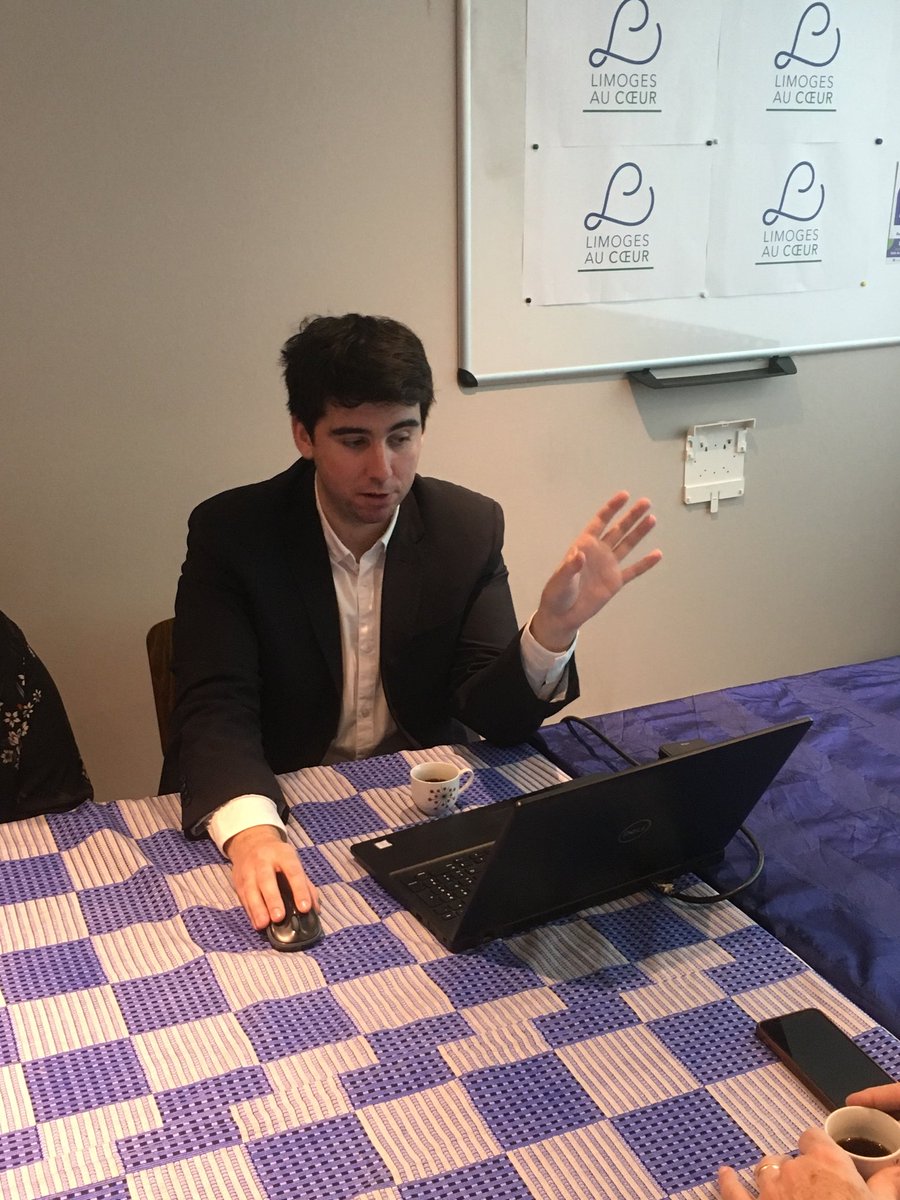 GG_Guerin's tweet photo. Lancement ce matin du site de campagne de notre candidat ⁦@ERLOMBERTIE⁩ https://t.co/U5xojcYvWr #Municipales2020 ⁦@limogesaucoeur⁩ ! Merci à  ⁦@JulienCZNV⁩ https://t.co/NTobsstZzd