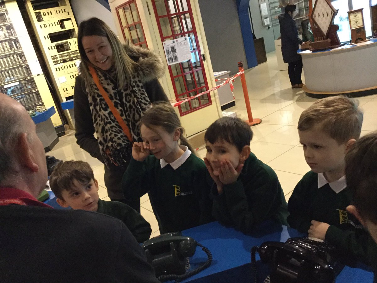 TickfordPark's tweet photo. #tphistory #tpmalachite Year two had a great time at Milton Keynes Museum. We learnt all about different forms of communication and got the chance to make a 999 emergency call! https://t.co/klJ3Nxz1xK