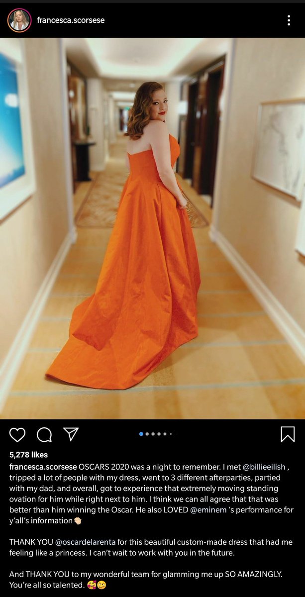 Eminem_Posts__'s tweet photo. Martin Scorsese’s daughter Francesca Scorsese says her father was enjoying Eminem’s performance at the #Oscars https://t.co/hNuDLuWcW5
