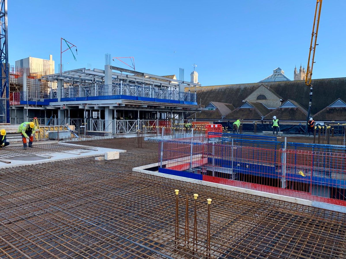 Remaining second floor areas of #hotel ready to get poured. Good progress by @R_G_B_Group and the team