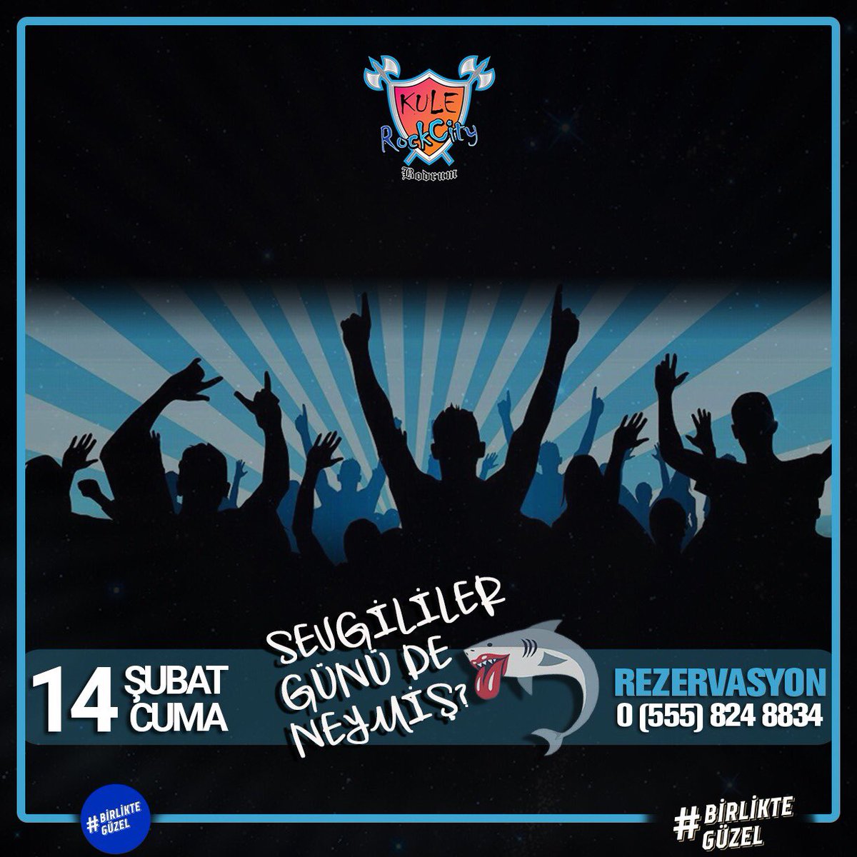 14 Şubatın kurallarını birlikte yazıyoruz! 
Sevgilin yoksa ROCK sevmen yeterli 🤘🏻
Bilgi ve Rez:05558248834
#bodrum #mugla #kulerockcity #rockmusic #rocknroll  #music #barlarsokagi #oldtown #bodrumcarsi  #kulekafasi #wewillrockyou #birlikteguzel #enjoythedarkside #enjoytherockside