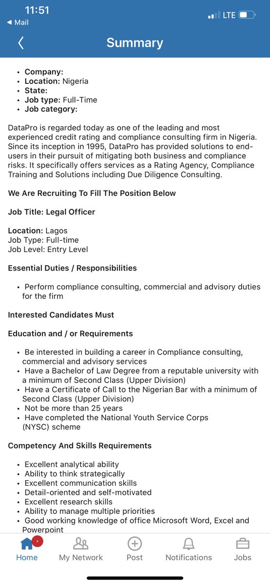 VACANCY:Entry Level Legal OfficerApply via LinkedIn