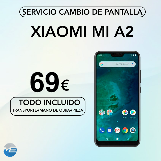 ✴️ SERVICIO TÉCNICO XIAOMI🔥
✅ Cambiamos tu Pantalla Xiaomi en 72h laborables⚡️⚡️
📲 Xiaomi Mi A2 Global

💰👉 👉 69€ 👈 👈💰

🙋🏼‍♂️TODO INCLUIDO!!!!

✔️Recogida y envío
✔️Pieza
✔️Mano de Obra

🛒Link de Compra: bit.ly/2VMwGy1