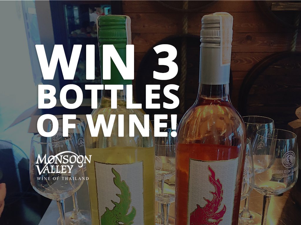 Win 3 bottles of fine #MonsoonValley wine just RT and follow <a href="/MonsoonValleyUK/">Monsoon Valley Wine</a> to enter! #competition
T&amp;Cs apply