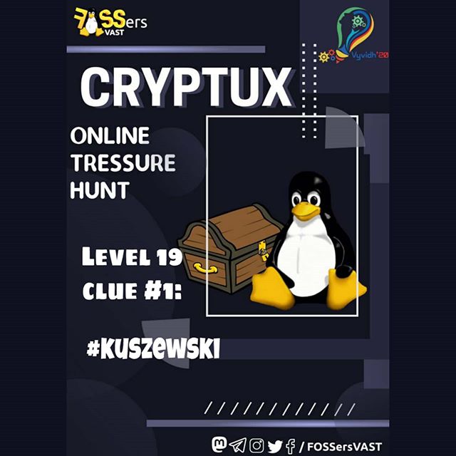 #CrypTux #level19 clue #1