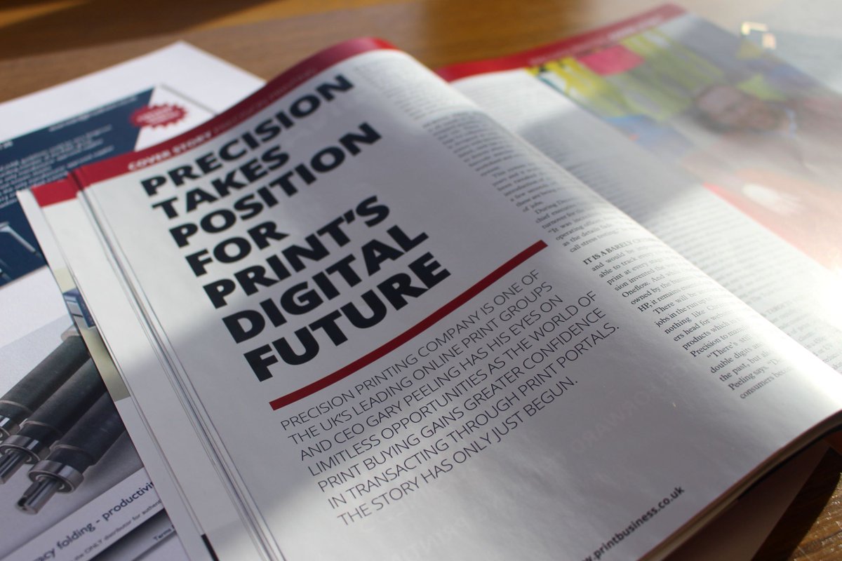 friedheim_int's tweet photo. Have you got your January/February issue of @PrintBusiness ?
This ones a corker with an up close look at @PrecisionToday and their new @ScodixSense
#finishing #friedheim #scodix https://t.co/f9uGKagHmQ