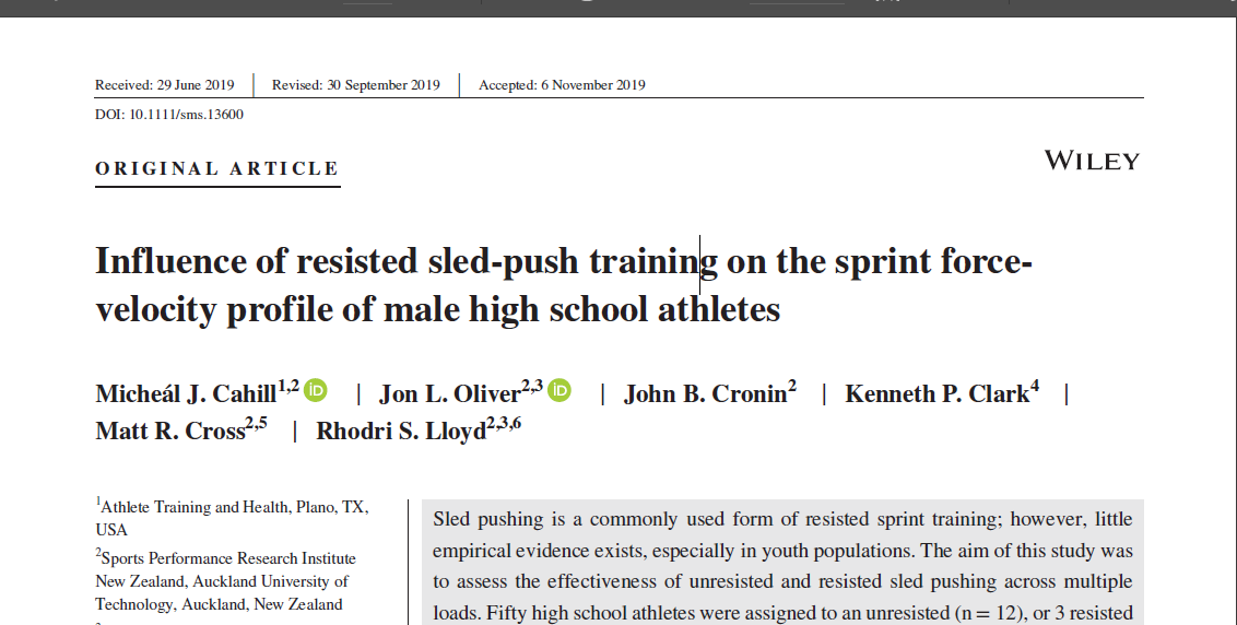 Matt Cross (@mattcrossnz) on Twitter photo Huge sled training study in print by <a href="/MCahillPhD/">Micheál Cahill</a>
onlinelibrary.wiley.com/doi/abs/10.111…
Highlights: V.broad loading scheme (0-75% vDec) & pre-post test of vertical + horizontal capacity.
tldr; All groups generally improved, but trends for resisted>unresisted & heavy>light for <20m perf Huge sled training study in print by <a href="/MCahillPhD/">Micheál Cahill</a>
onlinelibrary.wiley.com/doi/abs/10.111…
Highlights: V.broad loading scheme (0-75% vDec) & pre-post test of vertical + horizontal capacity.
tldr; All groups generally improved, but trends for resisted>unresisted & heavy>light for <20m perf