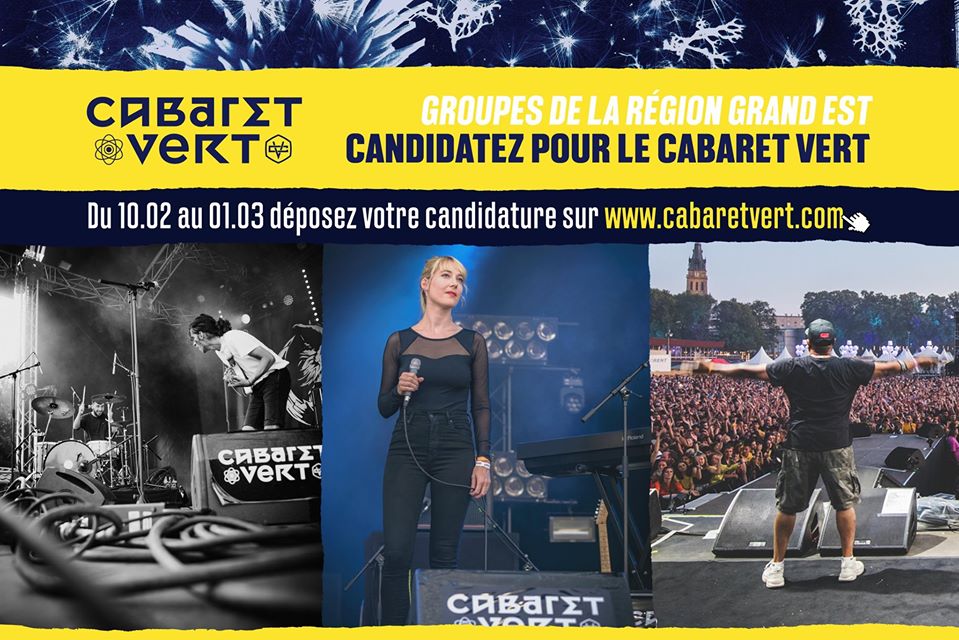 PolcActu's tweet image. Le tremplin pour le @CabaretVert est lancé ! Si tu rêves de te produire au festival du Cabaret vert, c'est par ici !
Date limite de candidature : 1er mars 2020