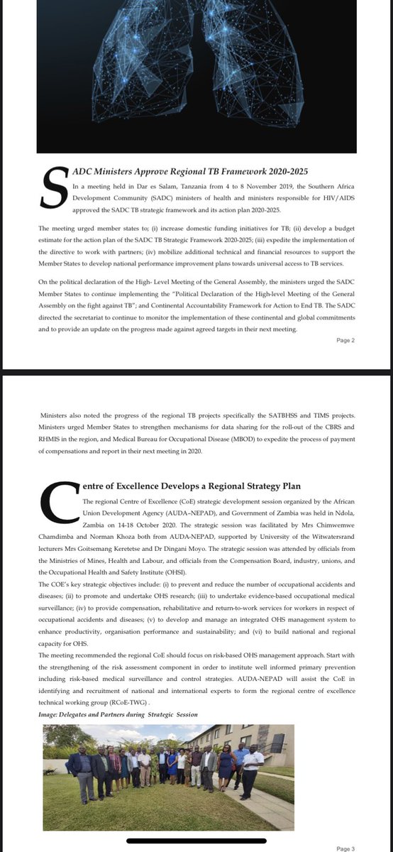 The SATBHSS project Q4 newsletter is now out! Make sure you read all about the key highlights and achievements from project implementing countries ; Zambia, Malawi, Mozambique, Lesotho and regional Organizations  <a href="/ECSA_HC/">ECSA-HC</a> &amp; <a href="/NEPAD_Agency/">AUDA-NEPAD</a> nepad.org/publication/sa…