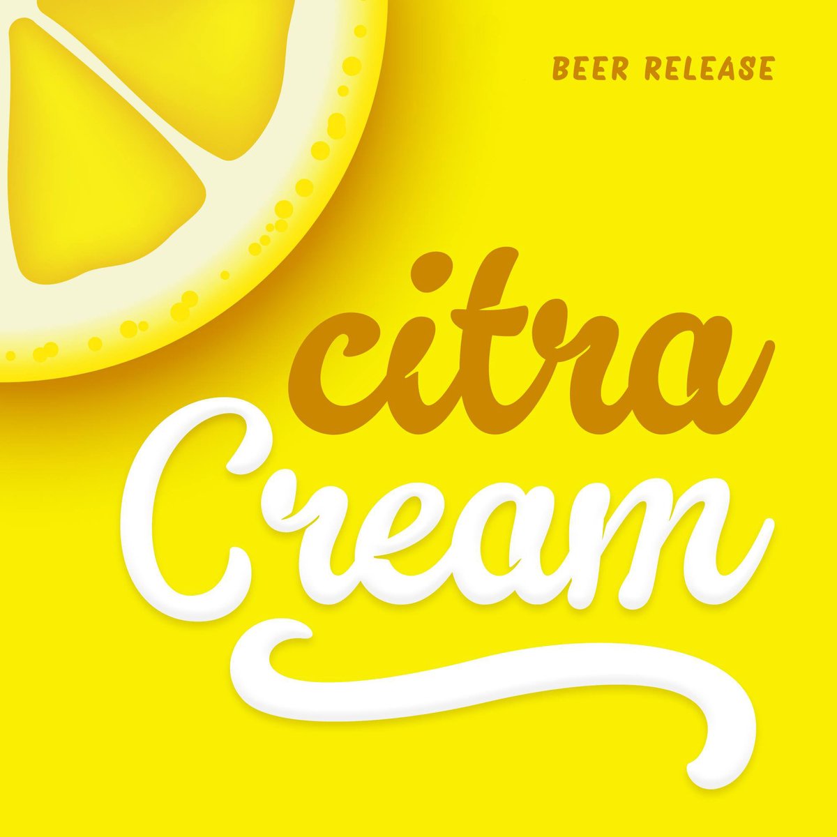 Join us tonight at 5 pm, when we tap a Fresh Batch of our Citra Cream! Back by popular demand this smooth creamy ale exploding with fresh citrusy flavor 🍻🍋