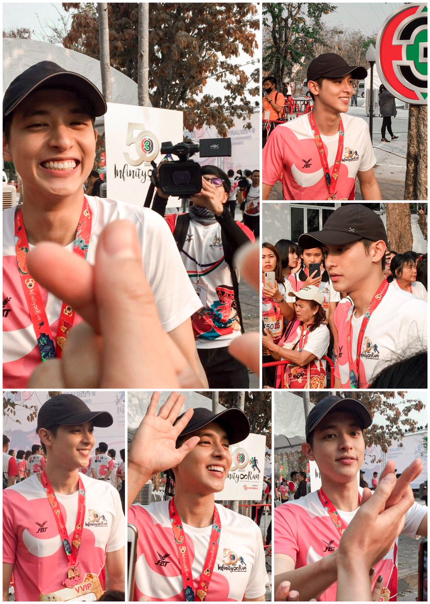 lifesucha39's tweet photo. โอ๊ยย😍คือแบบไม่คิดว่าจะได้ใกล้ชิดขนาดนี้อ่ะใจสั่น55พึ่งเจอครั้งแรกทำเอาหลงหนักกว่าเดิมพี่เจมส์น่ารักมาก นี่วิ่งครั้งแรกเลยนะจากที่ไม่ชอบวิ่งพอมีกิจกรรมนี้เอาว่ะ ได้บุญได้เจอพี่เจมส์ด้วย😅รัก My inspiration❤️🏃🏻♀️ @Jirayu_jj #50thch3CharityInfinityRun #jirayu_jj #เจมส์จิ #5kmfunrun https://t.co/a4z7u5F8kG