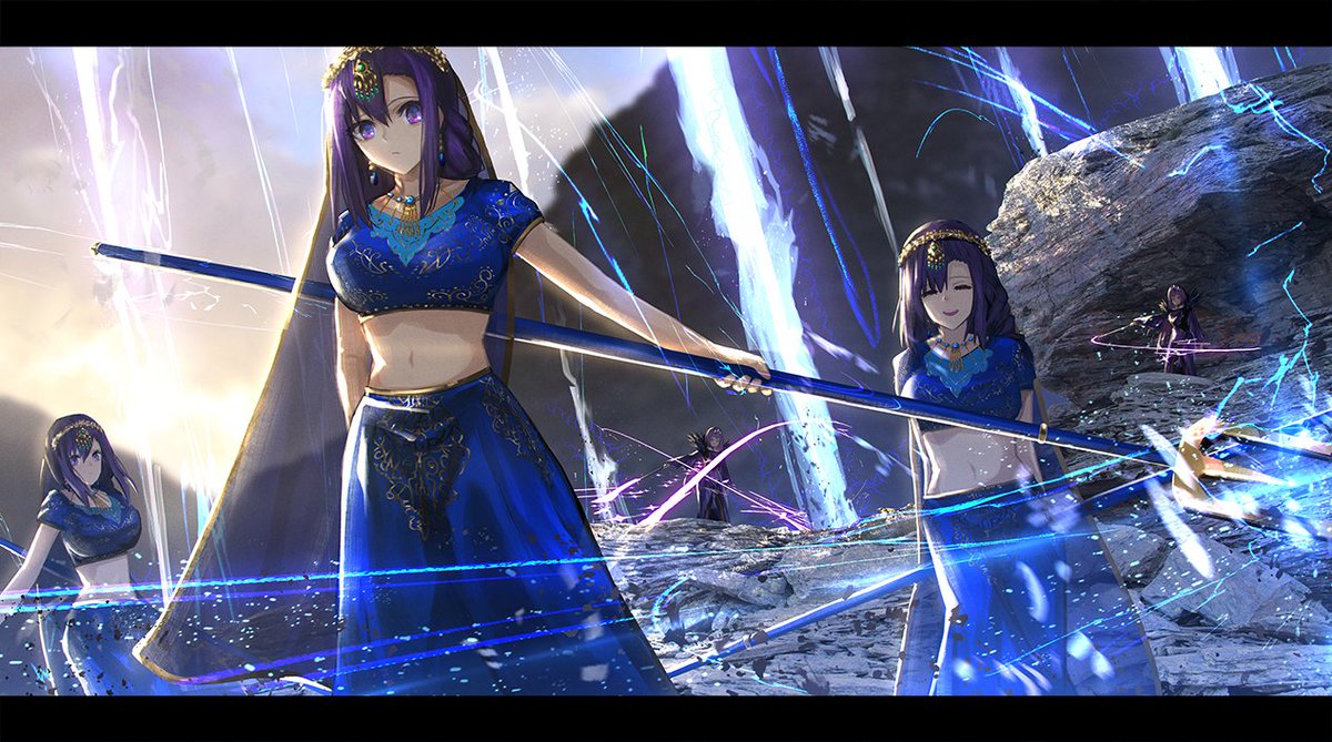 バーサーカー(Fate/Zero) ,スカサハ(Fate) ,スカサハ=スカディ 「#RTで私を有名にしてください
1日1枚でこういう絵を描いてます-FGO(Wスカ」|おつまみのイラスト