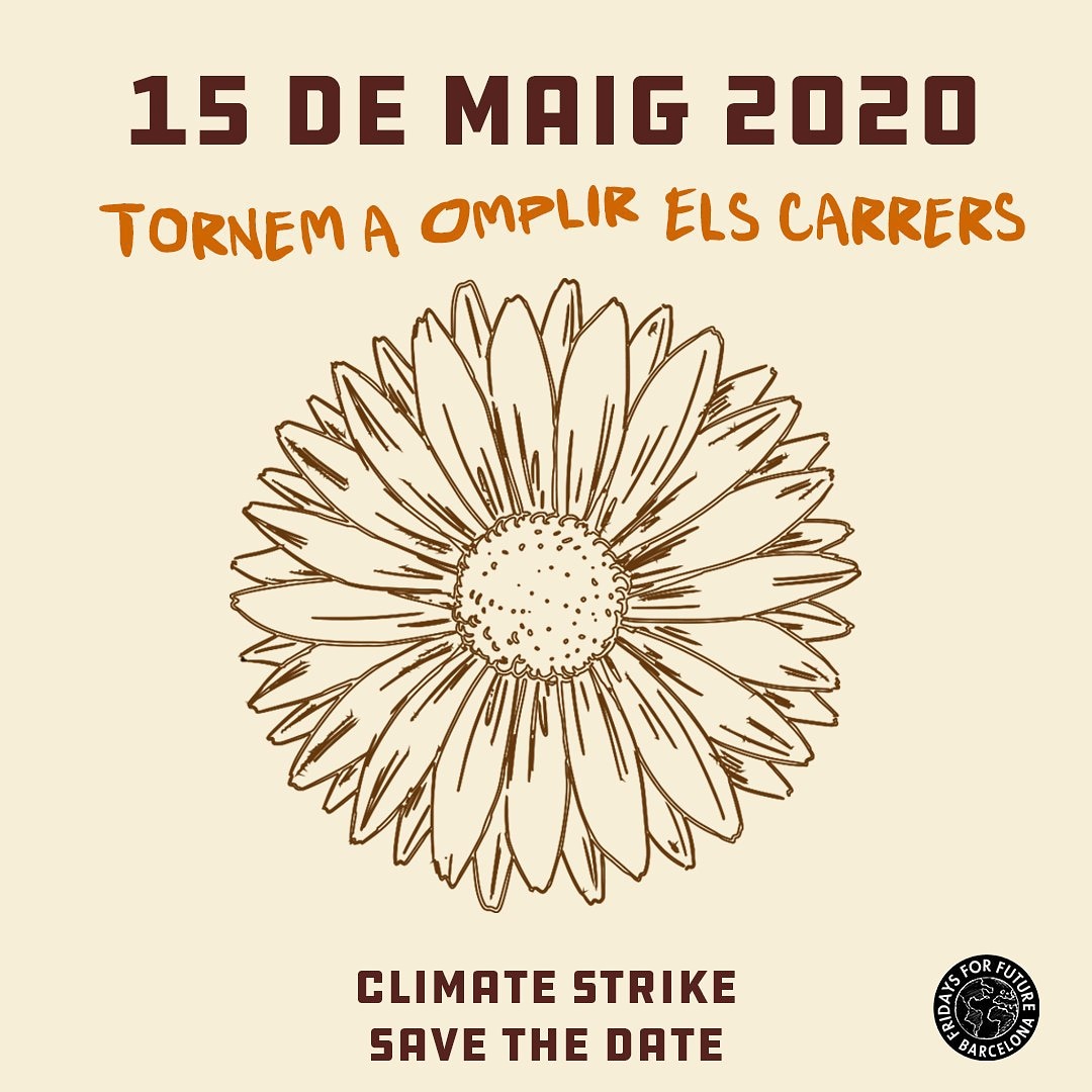 SAVE THE DATE! 🌱 #SpoilerAlert: diuen que aquesta primavera serà intensa, que el #15M sona a #ClimateStrike i que venen mesos de molta feina... Us anirem informant 🐣🌾