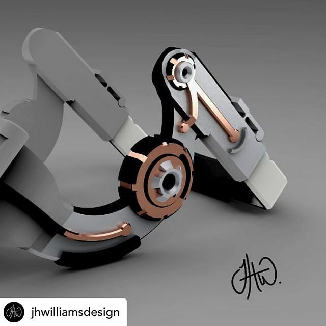 Posted <a href="/withregram/">Repost app</a> • @jhwilliamsdesign Testing out some surface materials for the final concept of this project 🤖 #render #copper #design #mask #future #CAD #photoshop #dystopia #fusion360 #keyshot #msoa_3ddesign3 @msoa_3ddesign