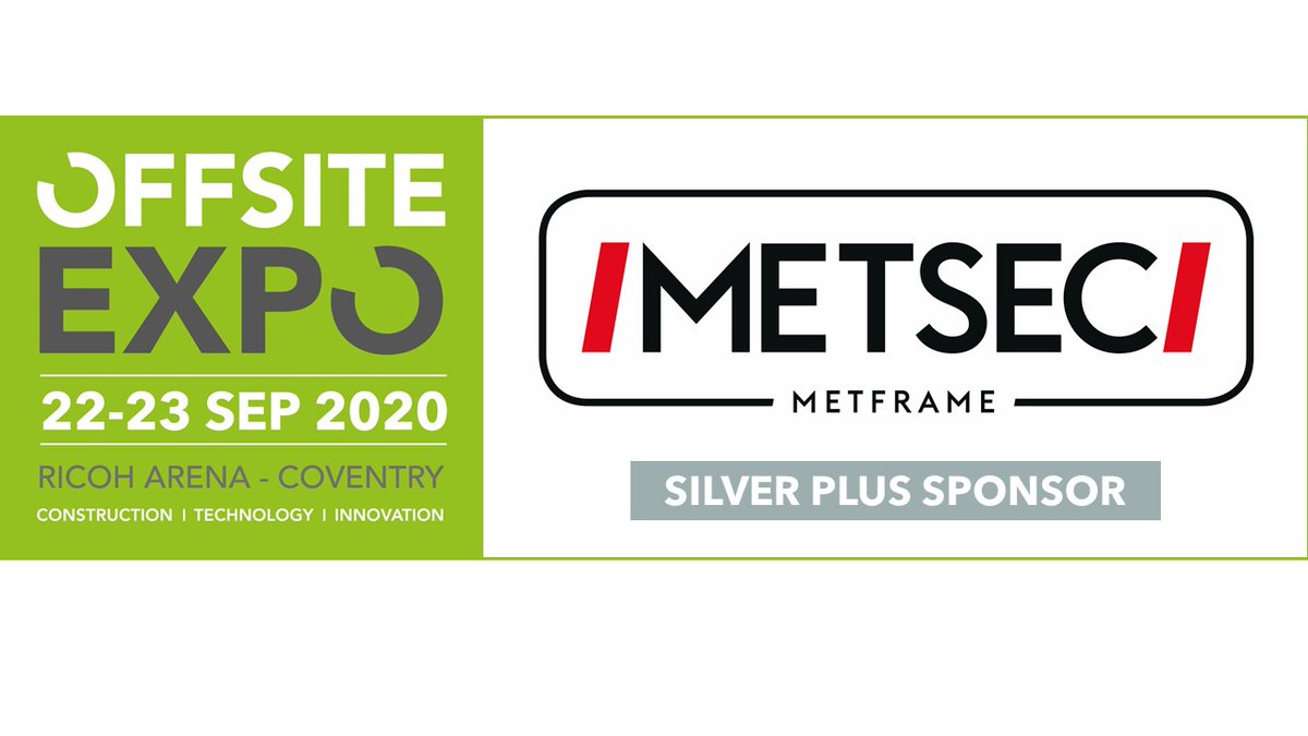 MetsecUK's tweet photo. We’re pleased to announce we will be exhibiting at #OffsiteExpo on stand F13 on 22 & 23 September 2020! Book your FREE ticket via https://t.co/ttUVaGtp6T
#Metframe #Offsite #prepanelised https://t.co/C0PXlwO1P9