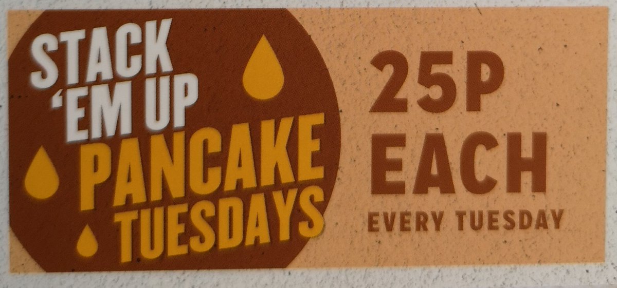 librarydurham's tweet photo. New menu launches today with an old favourite back in its rightful place ! #pancakes #pancaketuesday #25pEach #stacksOfFun #beer #craftbeer #DFYMC #Durham https://t.co/Zc2LbmEMVB