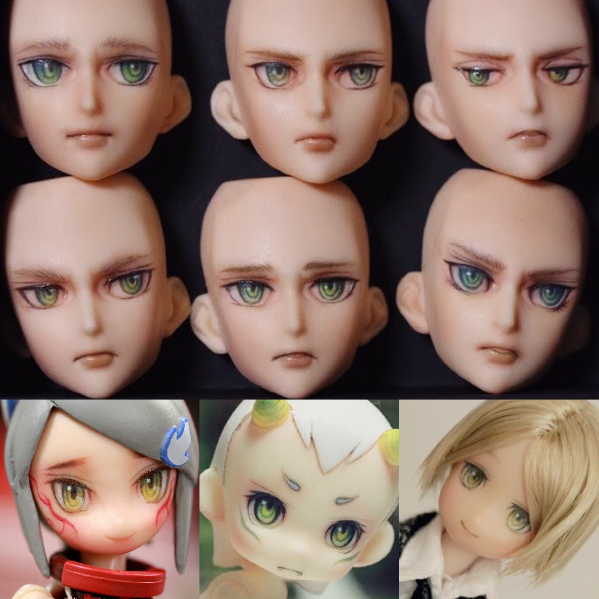 鳴海 キャストドールのフェイスメイクやハンド フットパーツのメイク 1 6 1 12ドール フィギュアのアイペイントや一部リペイントなども承ります Twitterのdmまたはimuran1234 Gmail Comへお問い合わせ下さい T Co Mqmxijv8lt Twitter