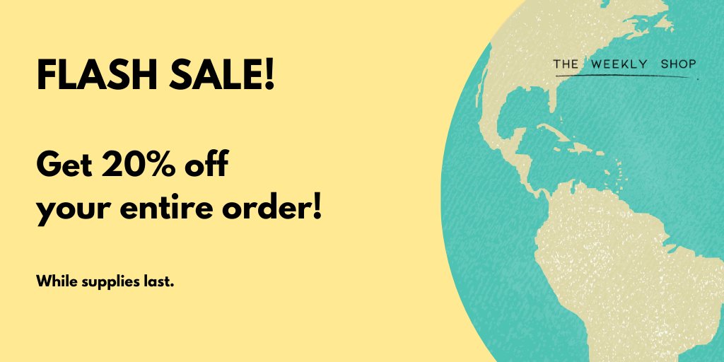 Every single #zerowaste product in the shop is included in this amazing site-wide #flashsale! Browse #shampoobars, #beeswaxwraps #bambootoothbrushes and more! Shop now: weeklyshop.co.uk
