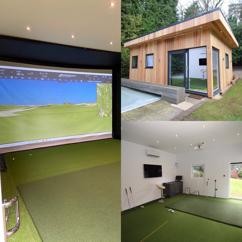 Bespoke golf studio all up and running. We designed and built the room itself while our friends <a href="/ForesightEurope/">Foresight Sports Europe</a> provided the simulator. #bespoke #gardenroom #golf #simulator #launchmonitor #timberframe read more about it here timberrooms.co.uk/single-post/20… <a href="/EuropeanTour/">European Tour Group</a>
