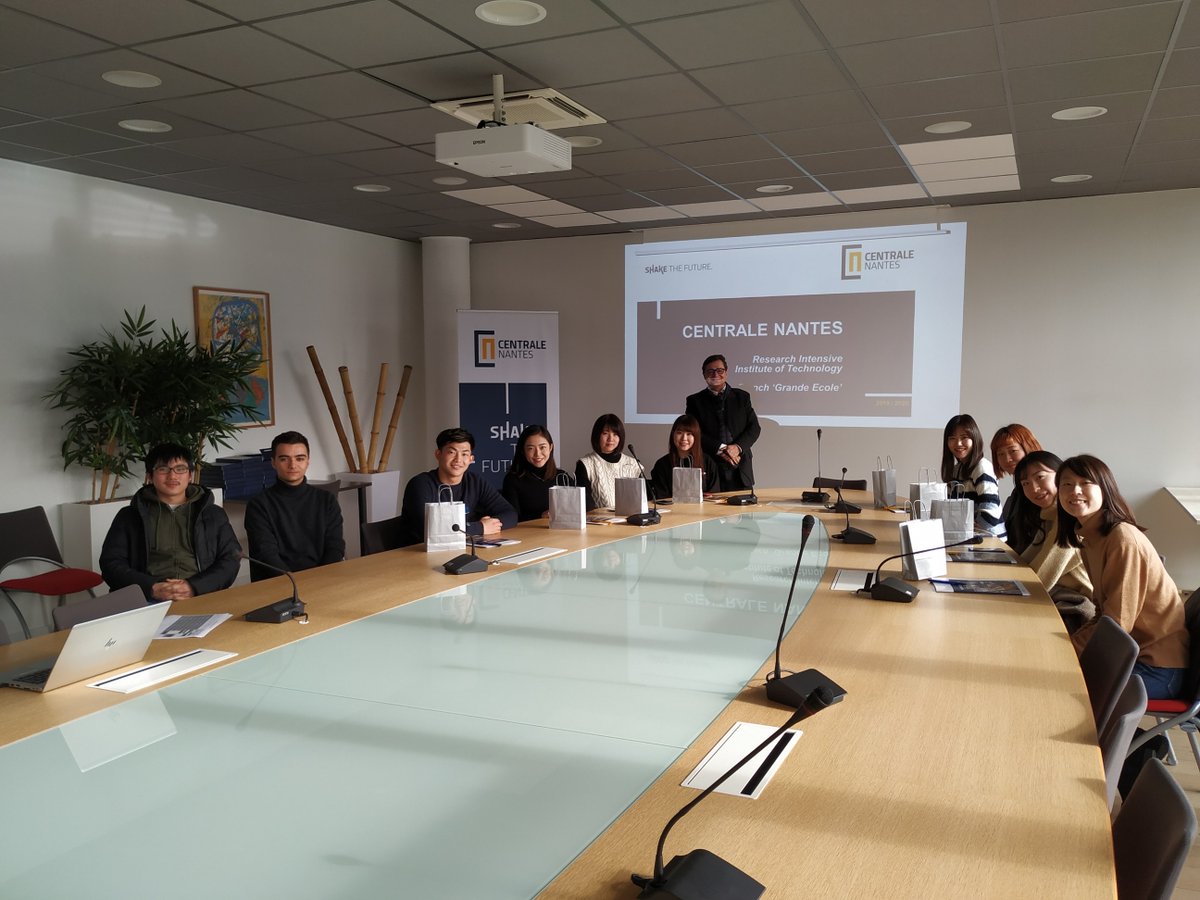 CentraleNantes_Int (@ecnantes_int) on Twitter photo 8 students from <a href="/KeioGlobal/">Keio Global</a>, Japan, are visiting us to discover Centrale Nantes and France. 8 students from <a href="/KeioGlobal/">Keio Global</a>, Japan, are visiting us to discover Centrale Nantes and France.