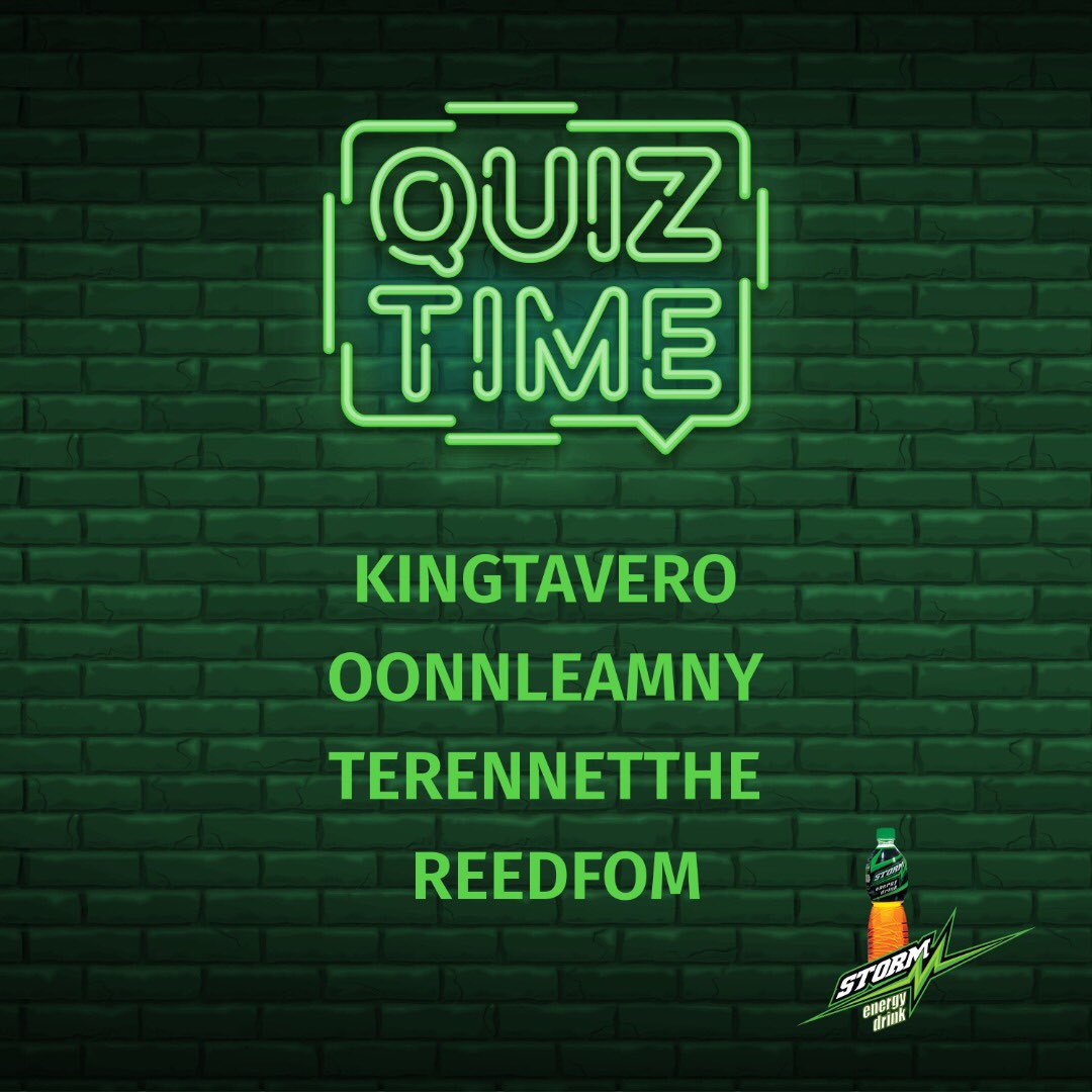 stormenergydr's tweet photo. ๐ฅFour Shatta Wale song titles have been mixed up, make them out to stand a chance to win free packs of Storm energy drink .#stormenergydrink
#stormenergy https://t.co/SGZgT3JB8V