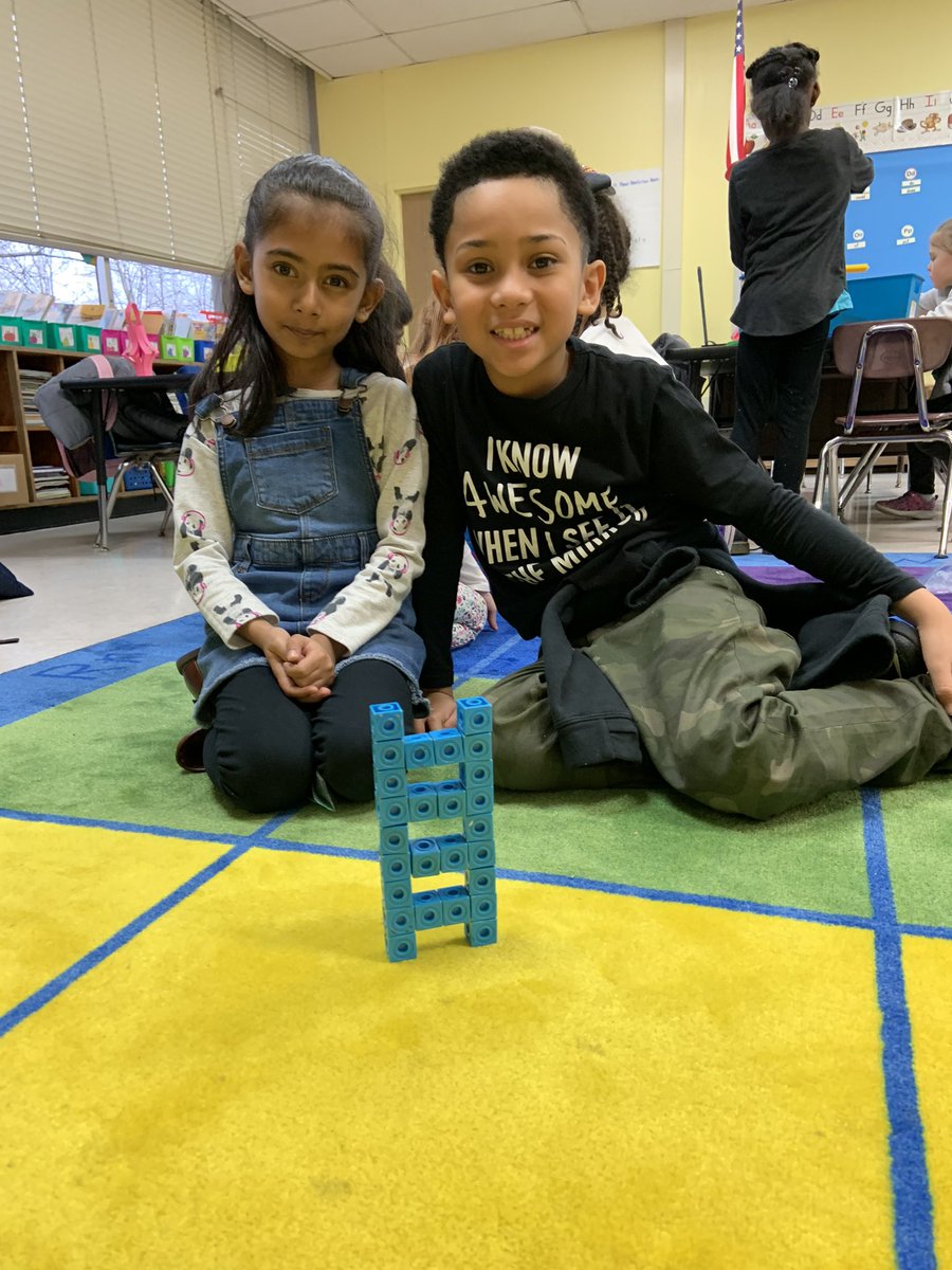 Engineering week is off to a great start! We read the broken ladder and students worked together to construct their own ladders with classroom materials.