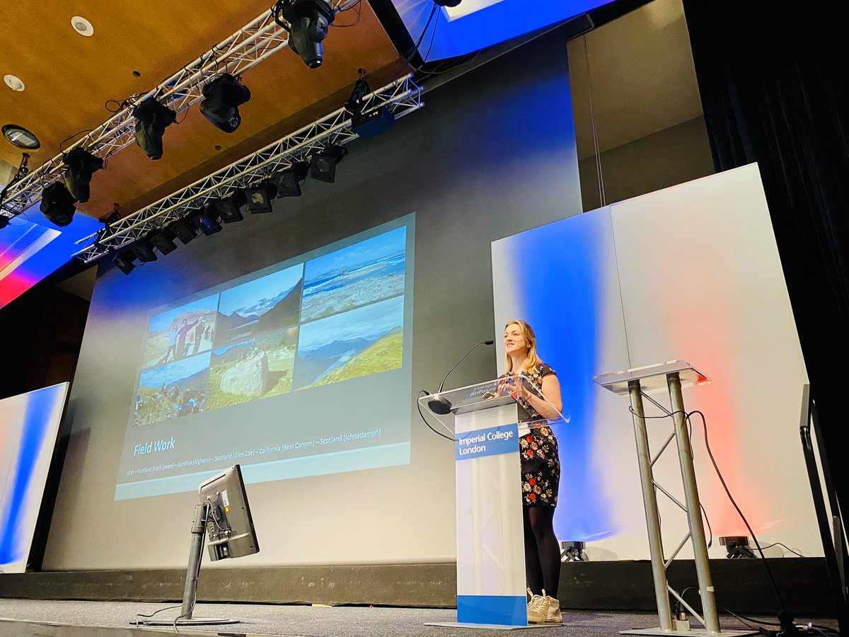 ⛰ <a href="/ruthdavey13/">Ruth Davey</a> of <a href="/ImperialRSM/">ImperialRSM</a>, very-nearly PhD graduate, superstar of shale gas, rocking her session on finding sustainable energy in rocks that rock. 🔬😃✨ #WomenInScienceDay