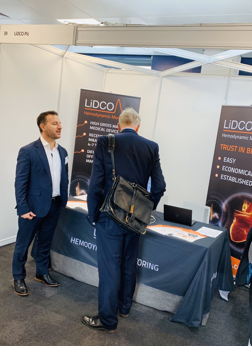 WalbrookPR's tweet photo. Come visit @LiDCOLtd (AIM: #LID) exhibiting at The Growth & Innovation Forum today: stand 39 #shares #cenkos https://t.co/5vmvWQtK0g
