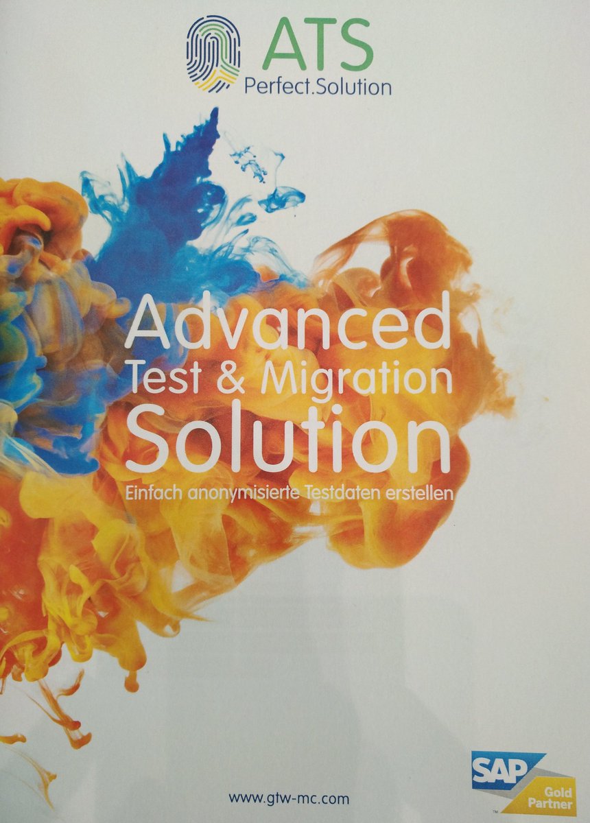 gtw_mc's tweet photo. Effizienter Transfer anonymisierter Stamm-und Bewegungsdaten aus #SAP Produktionssystemen.
Wir zeigen euch an unserem Stand bei der @_DSAG Technologietagen 2020 gerne wie das geht.
Ebene 2 | Stand 38
#S4HANA #HANAMigration #DataMigration #DSAGTT20 #DSAG @gtw_mc https://t.co/OTXhxfPzWO