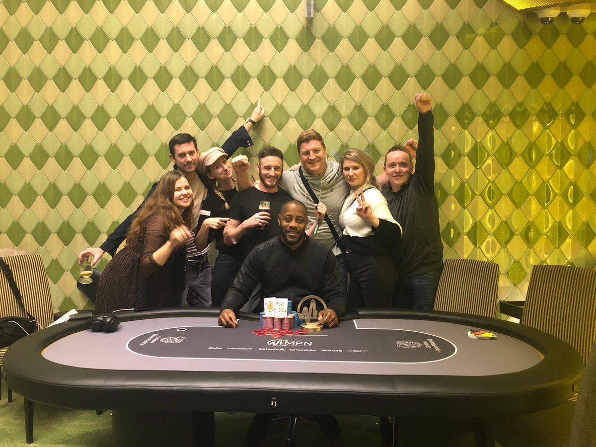 Final tourney of the <a href="/MPNPokerTour/">MPN Poker Tour</a>  and I managed to take it down. Great trip shame it’s the end of an era. I hope all the staff go in to bigger and better things. It was a great experience #poker #ontherise
