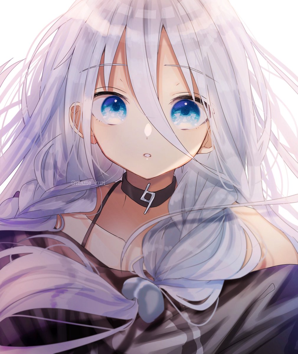 ia (vocaloid) 1girl solo blue eyes long hair looking at viewer parted lips braid  illustration images