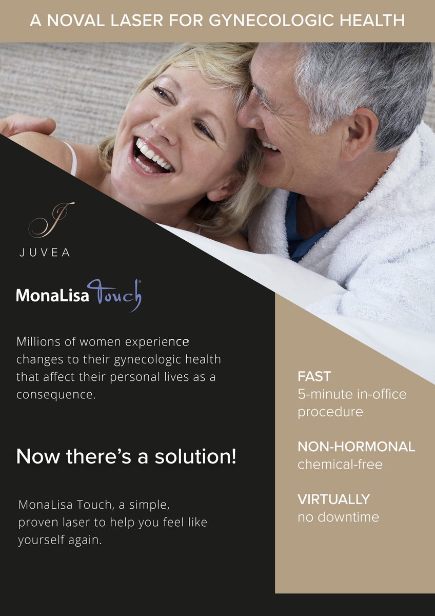 MonaLisa Touch treatment for #vaginalatrophy #vaginaldryness now available at Juvea Medical and Aesthetics. Book a consultation with our expert Gynaecologist. Call 0207 291 4554 or visit ow.ly/QrcY50yjdtt.  #monalisatouch  #menopause #menopausesucks #menopauserelief