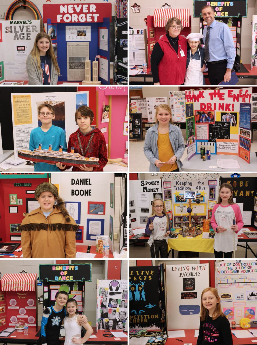 MCSWV's tweet image. Students in the 4th and 5th grade at Glen Dale Elementary participated in the school-wide Social Studies Fair this past Thursday.