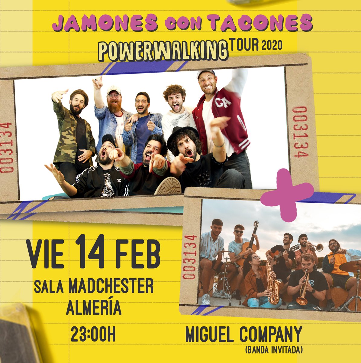 Este viernes estamos todos convocados a un buen meneo:
<a href="/JamonesTacones/">Jamones con Tacones</a> en Almería
🥩👠

Además como artista invitado estará Miguel Company.

🏃‍♂🏃‍♀ Corre y compra tu entrada en: entradium.com/events/jamones…