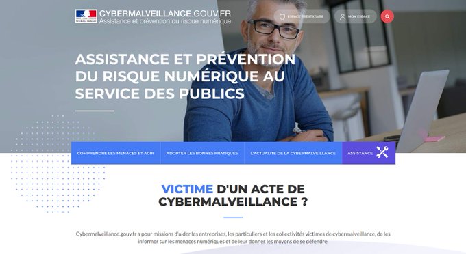 Cybermalveillance.gouv.fr tweet media