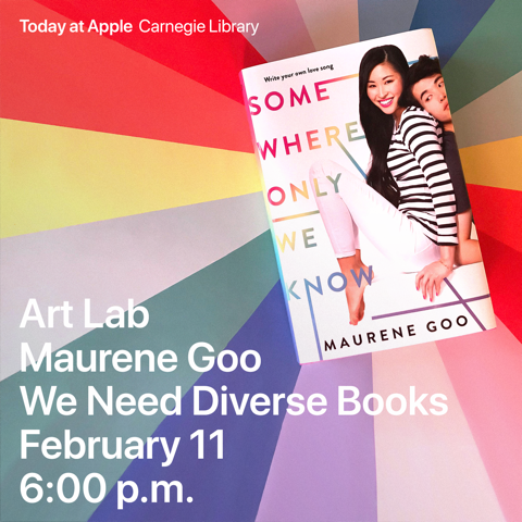 diversebooks's tweet image. Near the DC Metro area? Join us for our inaugural WNDB Lecture Series at the Apple Carnegie Library. TODAY, Feb. 11, at 6 pm, @maurenegoo will teach attendees how to write a short rom-com scene. 

Details here: ow.ly/JU8J50yaDEF  #todayatapple  #applecarnegielibrary