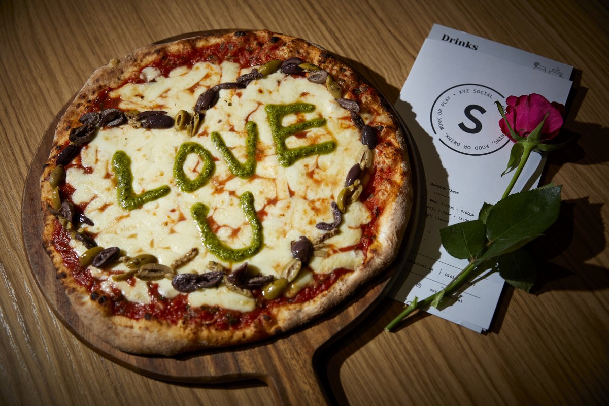 Introducing the 'Pizza Your Heart' delivery service. For 1 day only, <a href="/AllWorkSocial/">All Work & Social</a> members can create and hand-deliver #ValentinesDay declarations in the form of a delicious pizza exclusively from 
@xyz_worksocial on Friday 14th February. Don’t miss out, for a limited time only!
