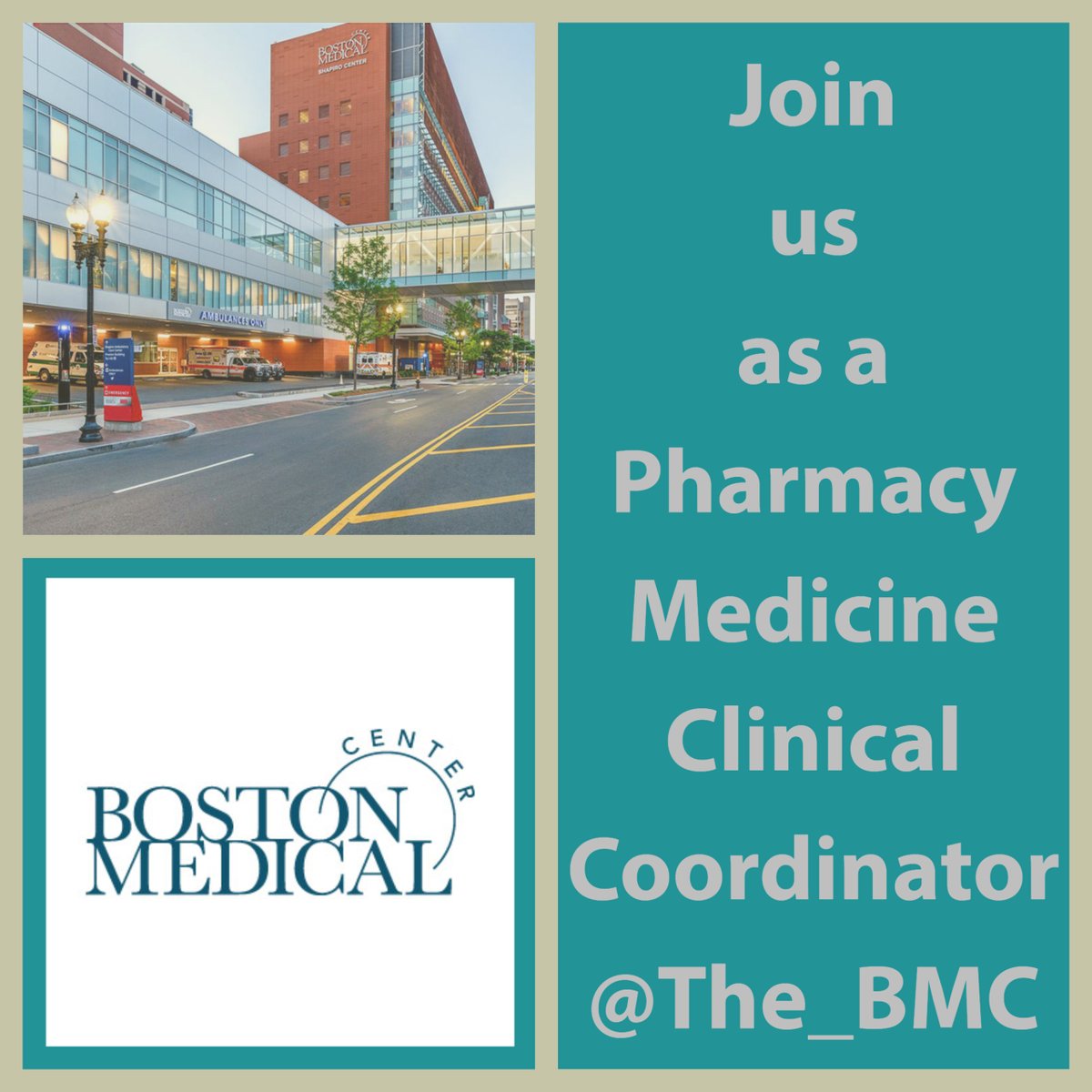 BMC Pharmacy Residency (@bmcpharmres) on Twitter photo Want to be a Clinical Coordinator for internal medicine and PGY-2 IM RPD👇
Why join team <a href="/The_BMC/">Boston Medical Center</a>?
-Precepting PGY1 & 2 residents + students
-Leadership role w/ dedicated admin & clinical time
-Advance pharmacy practice through QI
#TwitteRx apply today-> bmc.wd1.myworkdayjobs.com/BMC/job/Boston… Want to be a Clinical Coordinator for internal medicine and PGY-2 IM RPD👇
Why join team <a href="/The_BMC/">Boston Medical Center</a>?
-Precepting PGY1 & 2 residents + students
-Leadership role w/ dedicated admin & clinical time
-Advance pharmacy practice through QI
#TwitteRx apply today-> bmc.wd1.myworkdayjobs.com/BMC/job/Boston…
