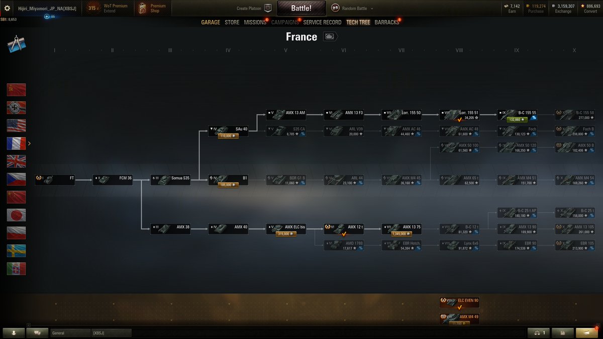 宮守ひじり Wot サンドボックス 技術ツリーの変更 1 3 ソ連 ドイツ アメリカ フランス 宮守ひじり Wot サンドボックス 技術ツリーの変更 1 3 ソ連 ドイツ アメリカ フランス