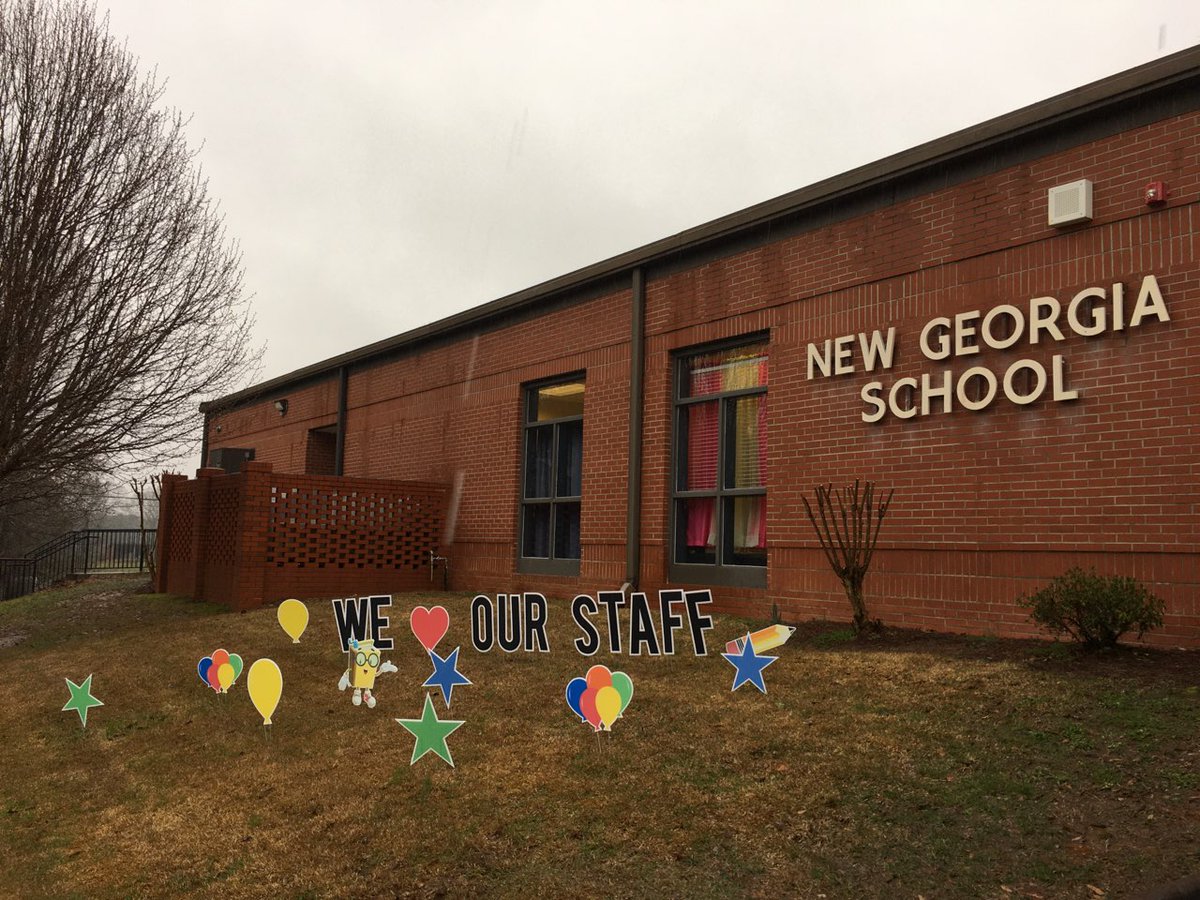 SonjaBNelson's tweet photo. We are celebrating Teacher and Staff Appreciation Week. New Georgia Elementary is a small school with a BIG ❤!
@pauldingboe @TashaEAdams @mh_gaddis https://t.co/vTECicJhH8